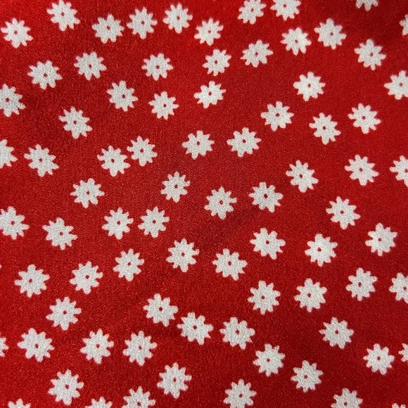 Red Off-Shoulder Top flowers - Picture 4 of 4